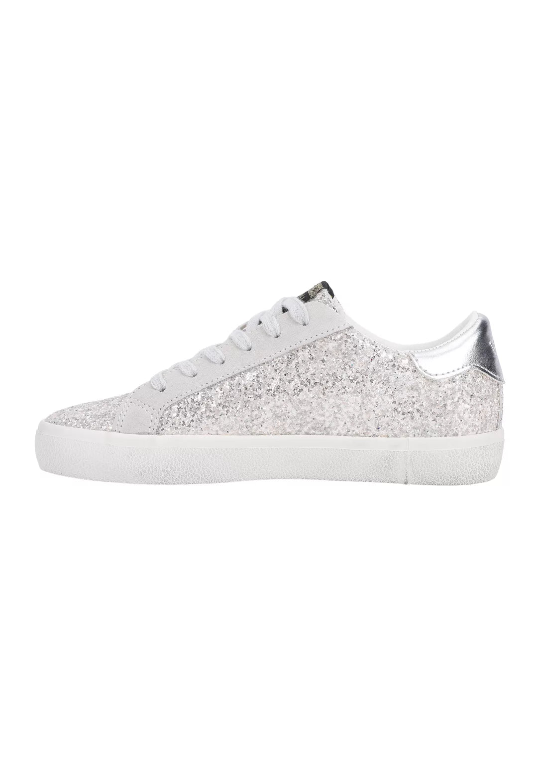 Palmer Low Top Sneaker • Silver Glitter