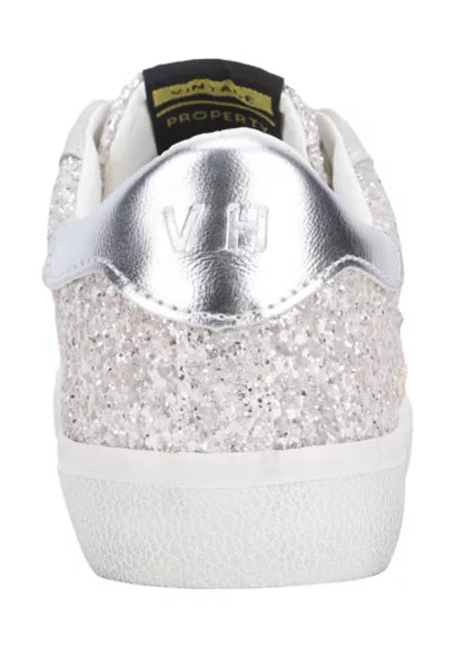 Palmer Low Top Sneaker • Silver Glitter
