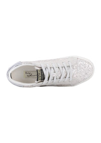 Palmer Low Top Sneaker • Silver Glitter