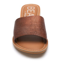 Cabana Slide Sandal • Bronze Lizard