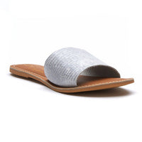 Cabana Slide Sandal • Opal Lizard Leather