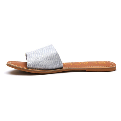 Cabana Slide Sandal • Opal Lizard Leather