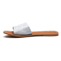 Cabana Slide Sandal • Opal Lizard Leather