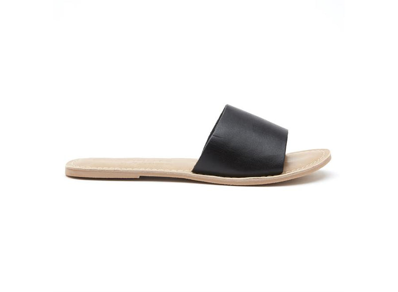 Cabana Slide Sandal Leather • Black