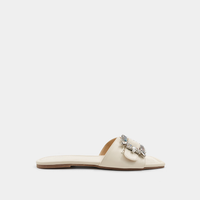 Consuelo Buckle Sandal • Bone