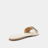 Consuelo Buckle Sandal • Bone