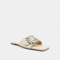 Consuelo Buckle Sandal • Bone