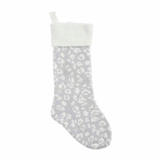 Chenille Stocking • Gray