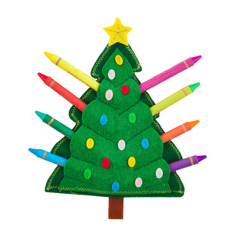 Christmas Tree Crayon Holder Set