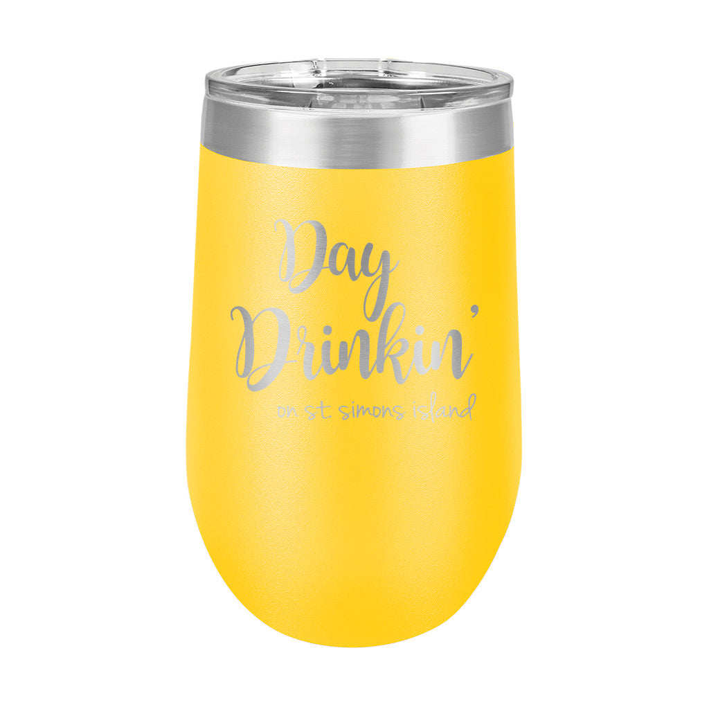 16oz Wine Tumbler • Day Drinking On SSI