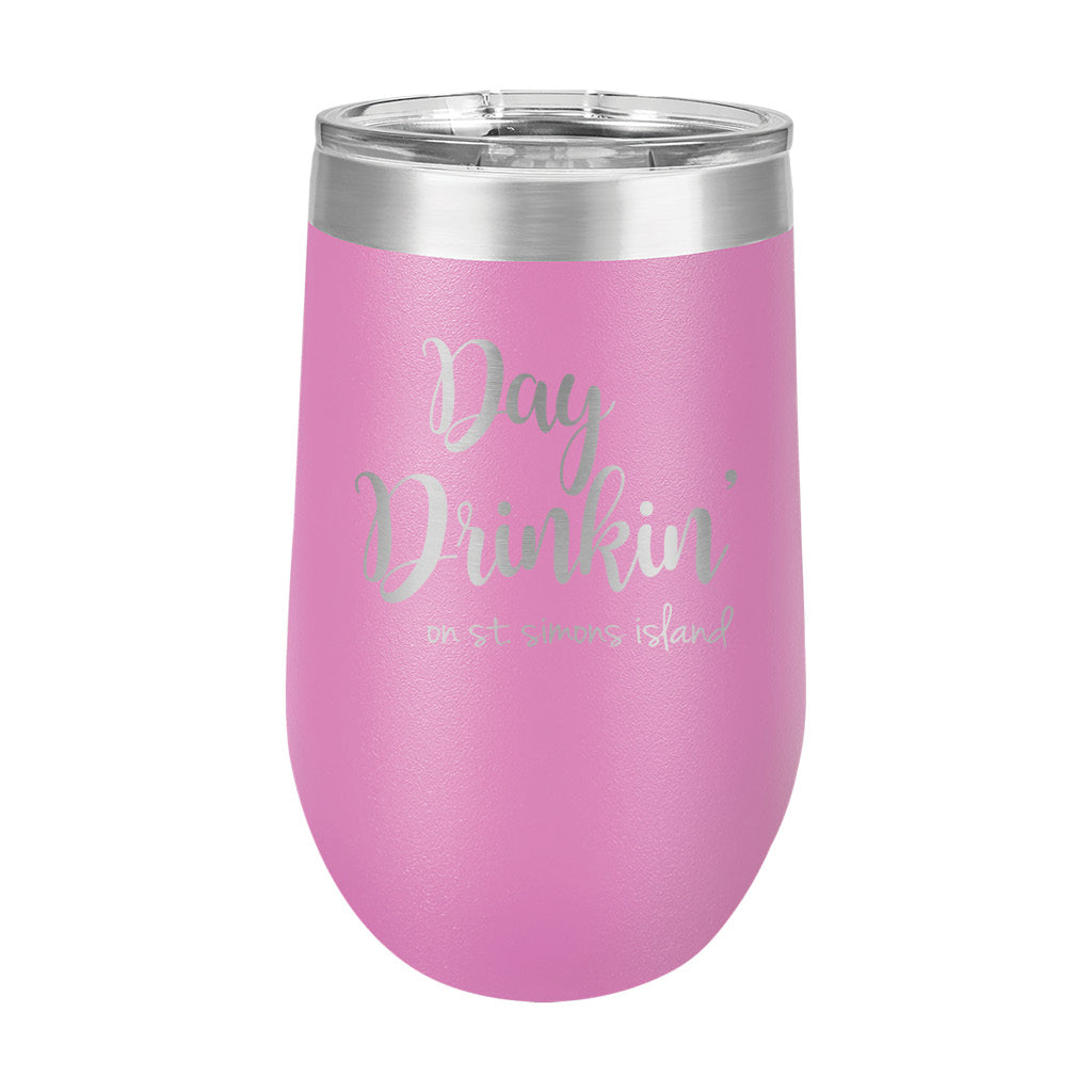 16oz Wine Tumbler • Day Drinking On SSI