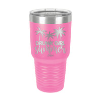 30oz Tumbler • Drunk Girl Summer