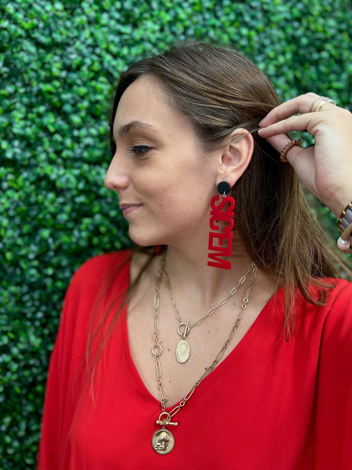 Georgia Game Day Earrings