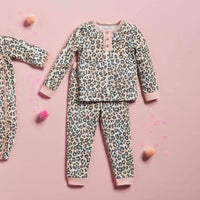 Girl's Leopard Pajama Set