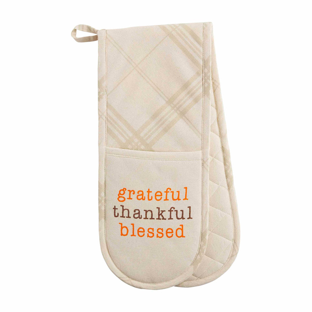 Grateful Thankful Double Oven Mitt – Tonya's Treasures Inc.