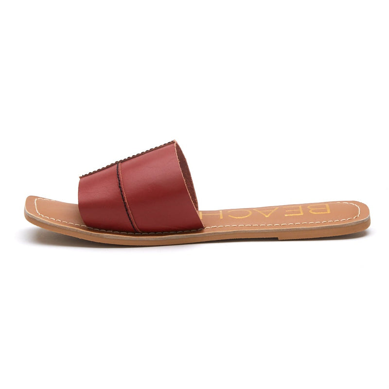 Heatwave Slip On Sandal• Red