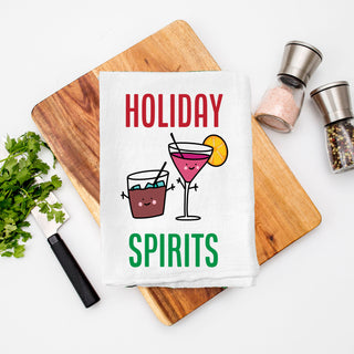 Christmas Puns Flour Sack Hand Towels