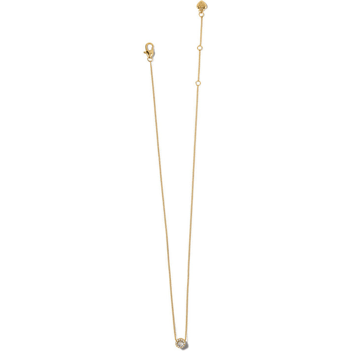 Illumina Mini Gold Solitaire Necklace