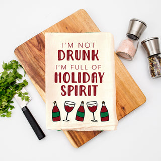 Christmas Puns Flour Sack Hand Towels