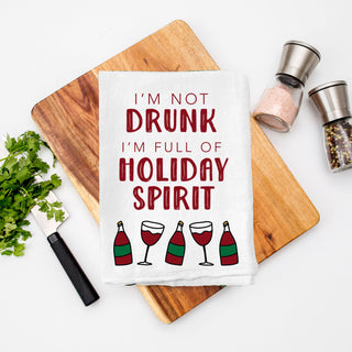 Christmas Puns Flour Sack Hand Towels