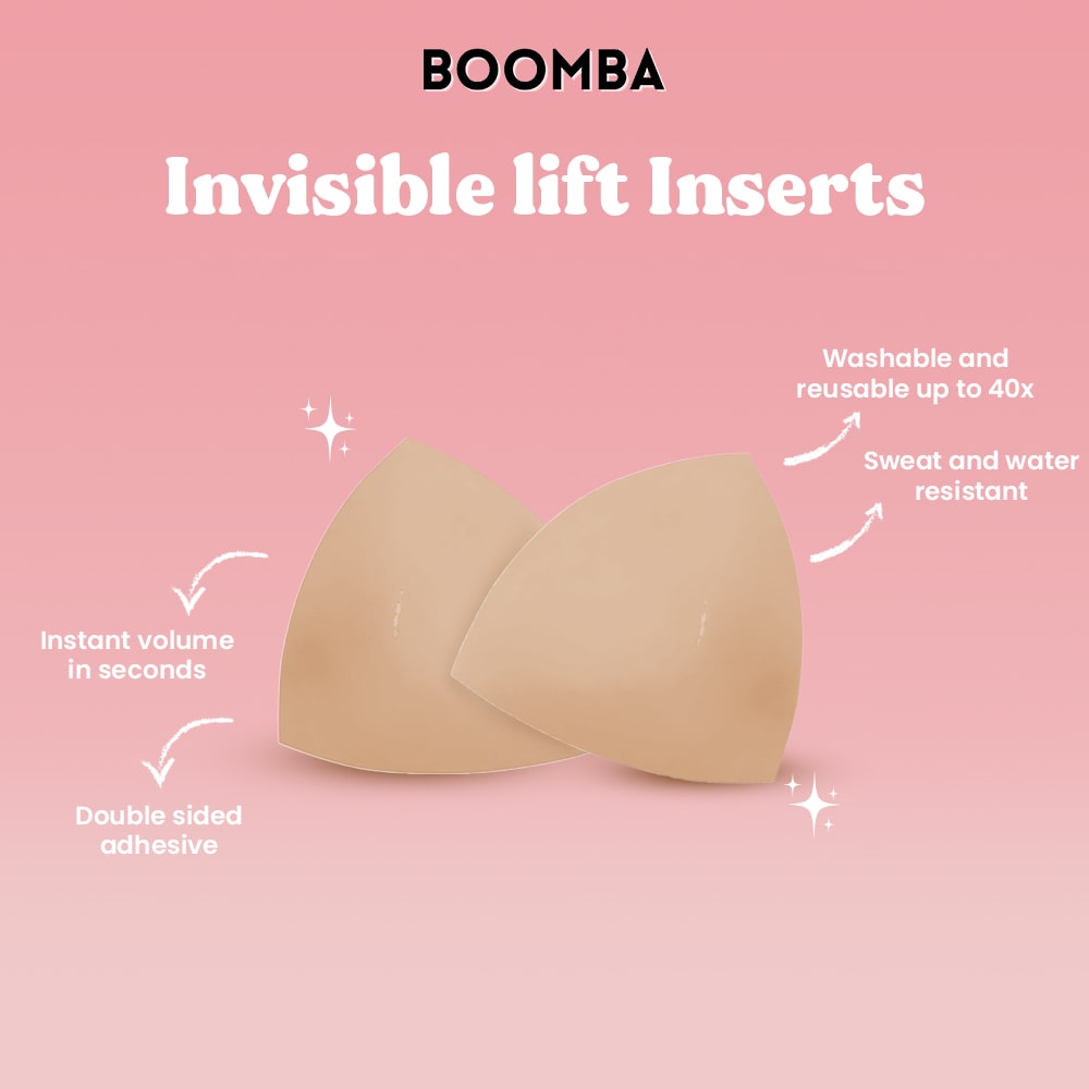 Boomba Invisible Lift Inserts • Beige