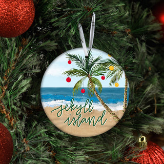 Christmas at The Beach Ornament • Jekyll Island
