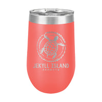 16oz Wine Tumbler • Jekyll Island Sea Turtle