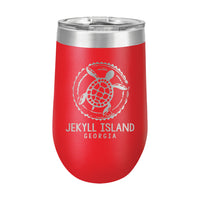 16oz Wine Tumbler • Jekyll Island Sea Turtle