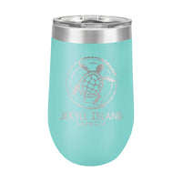 16oz Wine Tumbler • Jekyll Island Sea Turtle