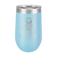 16oz Wine Tumbler • Jekyll Island Sea Turtle