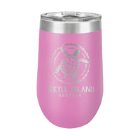 16oz Wine Tumbler • Jekyll Island Sea Turtle