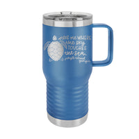 20oz Travel Mug • Where the Sky Meets The Sea