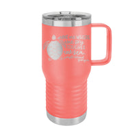 20oz Travel Mug • Where the Sky Meets The Sea