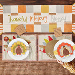 Kids Table Turkey Runner & Game Set