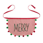 Merry Pom Pom Apron