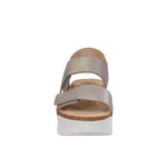 Montane • Silver Wedge Sandals