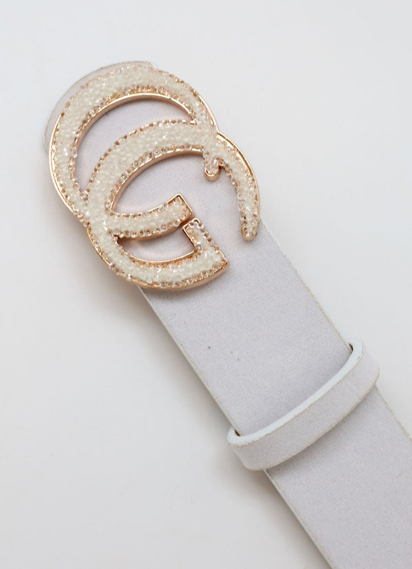 Delie Belt with Glitter Buckle