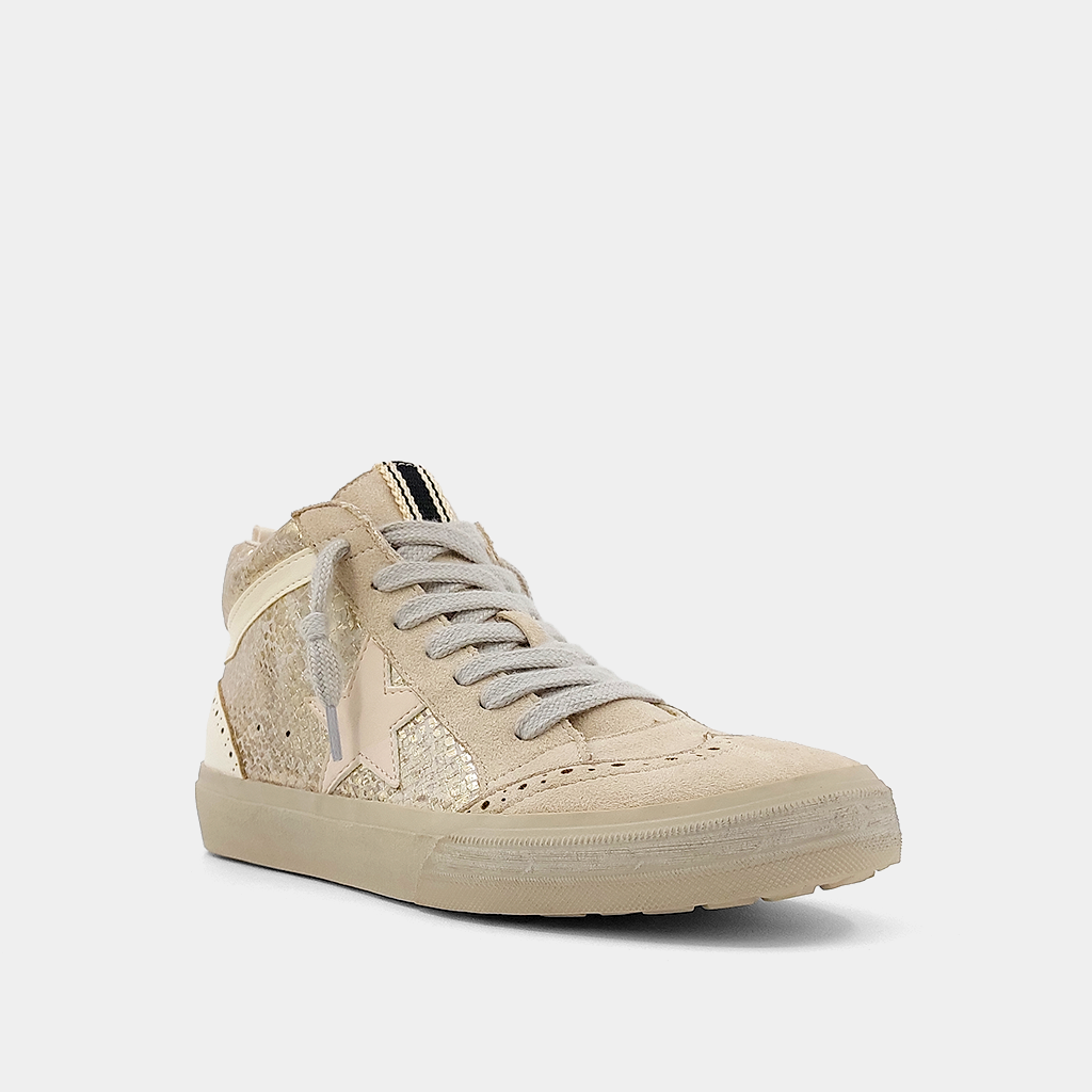 Paulina Sneaker • Gold Snake