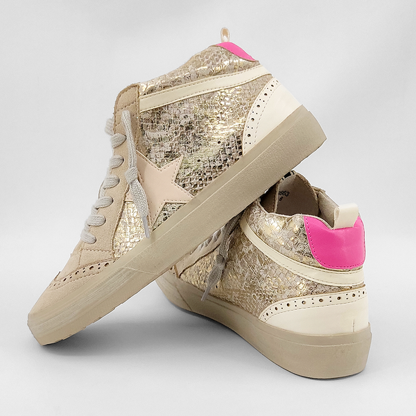 Paulina Sneaker • Gold Snake