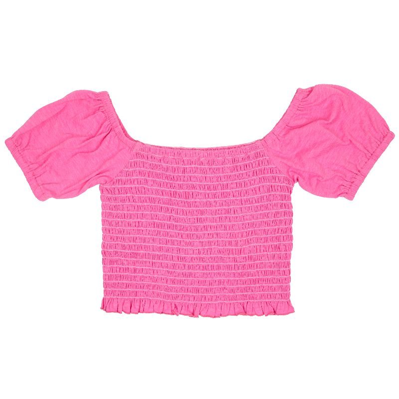 Simply Shirred Top • Hot Pink