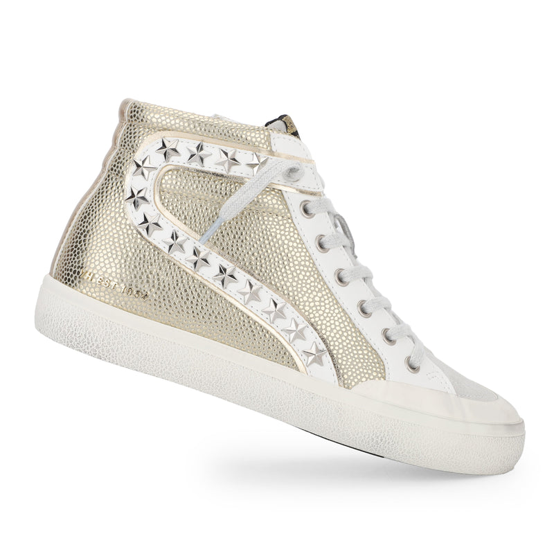 Romi High Top Sneaker • White Multi