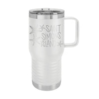 20oz Travel Mug • St. Simons Island Starfish