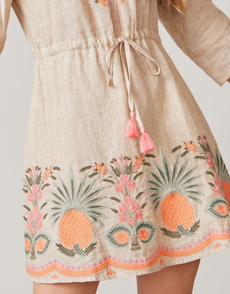 Kayce Embroidered Dress • Alljoy Landing Pineapple