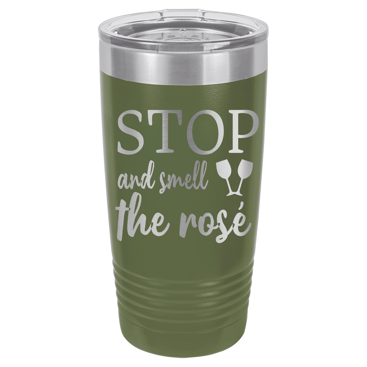 20oz Tumbler • Stop and Smell the Rose'