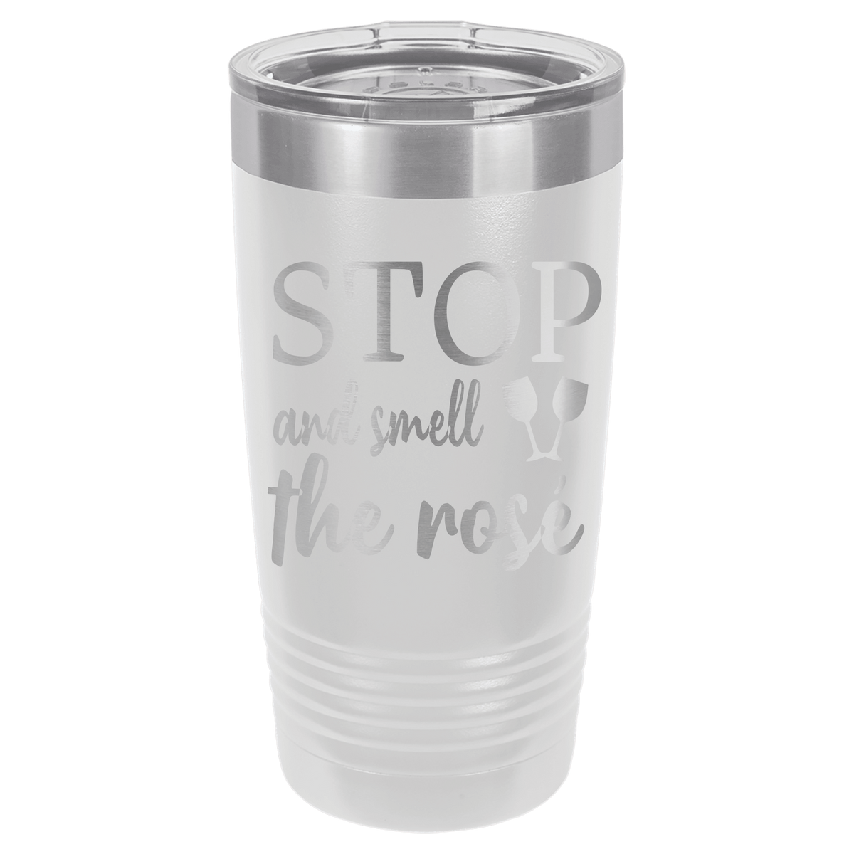 20oz Tumbler • Stop and Smell the Rose'