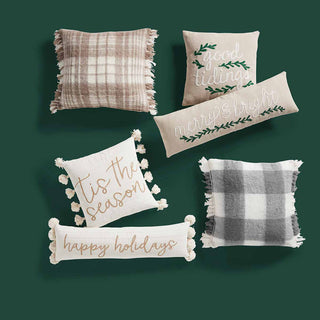 Tis the Season Gold Pillow