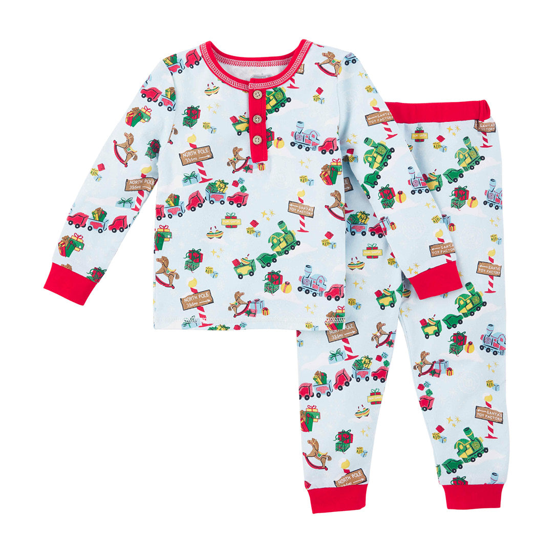 Boy's Toyland Pajama Set • Blue