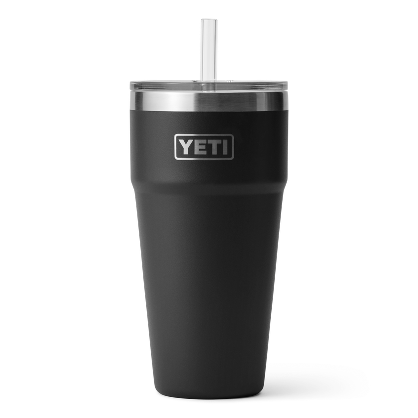 YETI Rambler 26 oz Straw Cup, Vacuum Insulated, Stainless  Steel with Straw Lid, Charcoal: Tumblers & Water Glasses