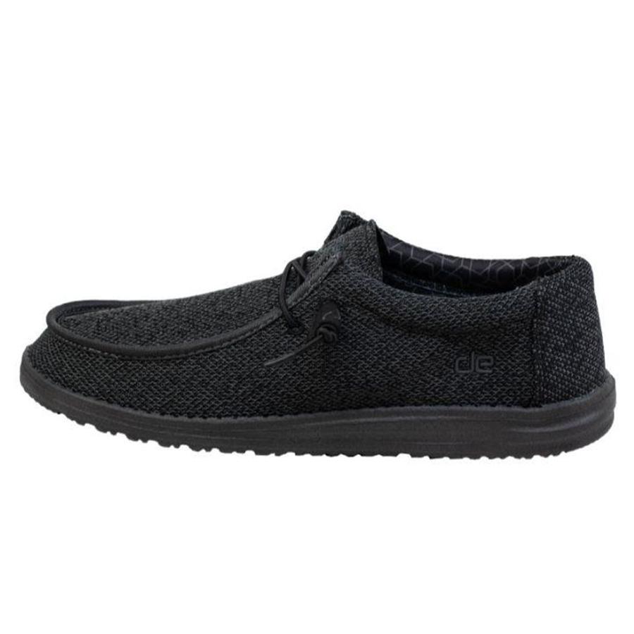 Men's Wally Sox • Micro Total Black