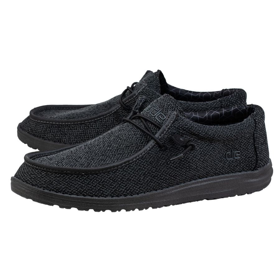 Men's Wally Sox • Micro Total Black